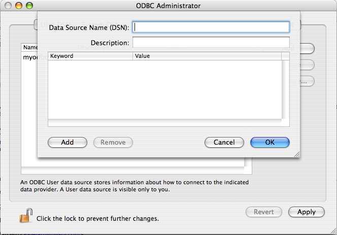 ODBC Administrator Add
                DSN ダイアログ